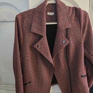 Westport Women's Textured Pink Blazer